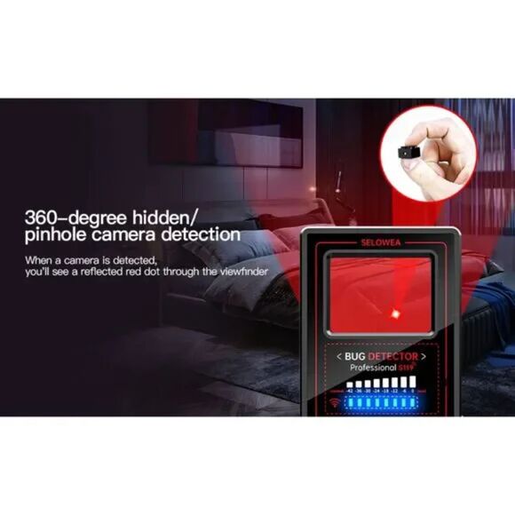 Selowea Hidden Camera Detector - Anti Spy/Car GPS Tracker/RF/Bug Sweeper *NIB* - Picture 7 of 9